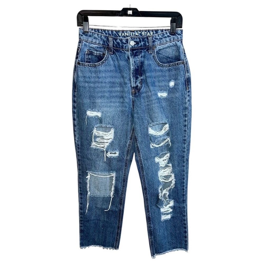 Vanilla Star Jeans Women’s Size 7 Blue 90’s Boyfriend Button Fly 27x25